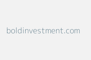 Image of Boldinvestment