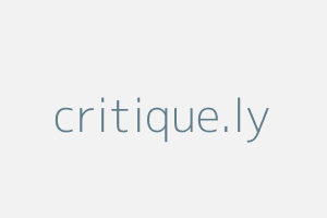 Image of Critique