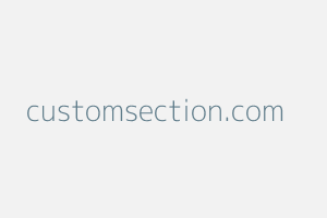 Image of Customsection