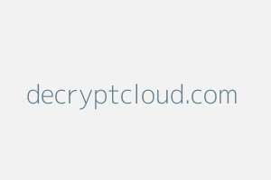 Image of Decryptcloud