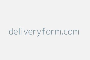 Image of Deliveryform