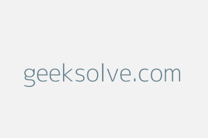 Image of Geeksolve