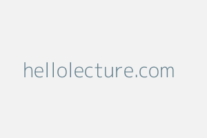 Image of Hellolecture