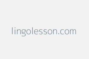 Image of Lingolesson