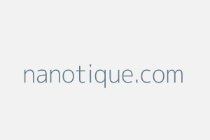 Image of Nanotique