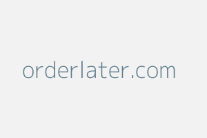 Image of Orderlater