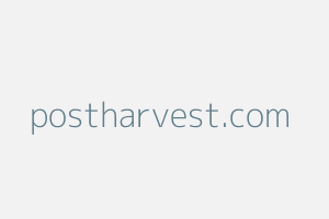 Image of Postharvest
