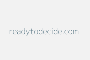Image of Readytodecide