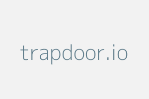 Image of Trapdoor