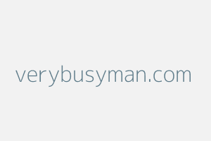 Image of Verybusyman