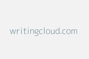Image of Writingcloud
