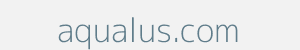 Image of aqualus.com