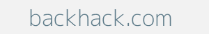 Image of backhack.com