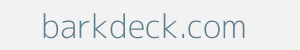 Image of barkdeck.com