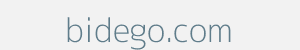 Image of bidego.com