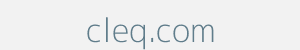 cleq.com Image of cleq.com