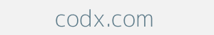 Image of codx.com