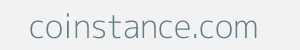 coinstance.com Image of coinstance.com
