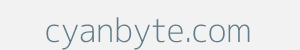 Image of cyanbyte.com