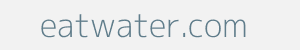 Image of eatwater.com