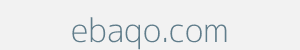 ebaqo.com Image of ebaqo.com