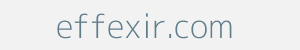 effexir.com Image of effexir.com