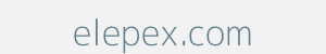 Image of elepex.com