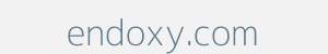 Image of endoxy.com