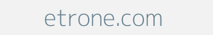 etrone.com Image of etrone.com