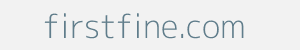 Image of firstfine.com