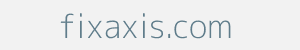 Image of fixaxis.com