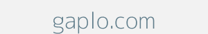 gaplo.com Image of gaplo.com