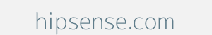 Image of hipsense.com