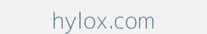 Image of hylox.com