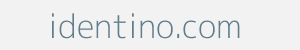 Image of identino.com