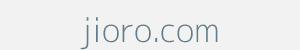 jioro.com Image of jioro.com