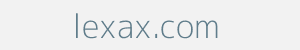Image of lexax.com