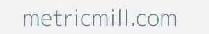 Image of metricmill.com
