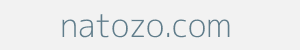 Image of natozo.com