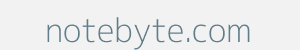 Image of notebyte.com