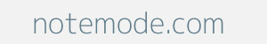 Image of notemode.com