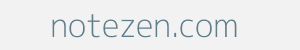 Image of notezen.com