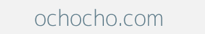 Image of ochocho.com
