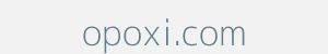 Image of opoxi.com