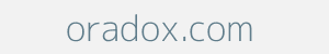 Image of oradox.com