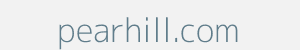 pearhill.com Image of pearhill.com
