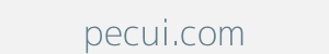 pecui.com Image of pecui.com