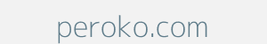 Image of peroko.com