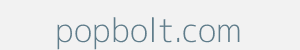 Image of popbolt.com
