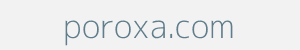 poroxa.com Image of poroxa.com
